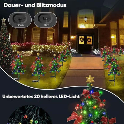 Rynx | Solar-powered, waterproof Christmas tree decorative lights for outdoor use
