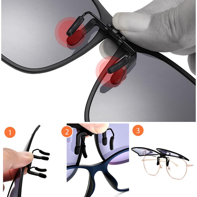 RYNX | New polarized clip-on flip-up sunglasses