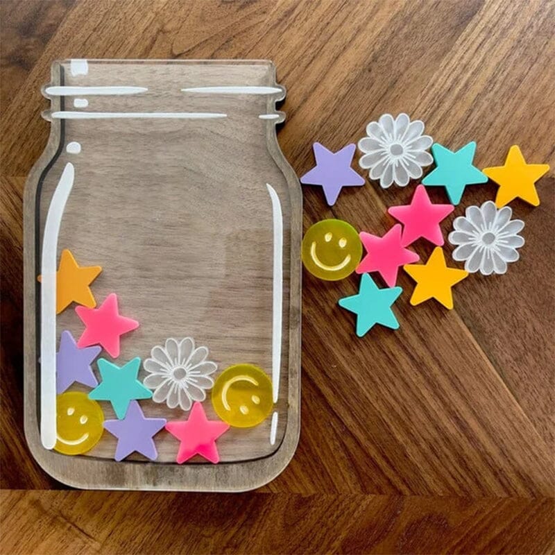 Rynx | JoyJar Personalized Reward Jar | Custom Engraving | Motivation & Decoration