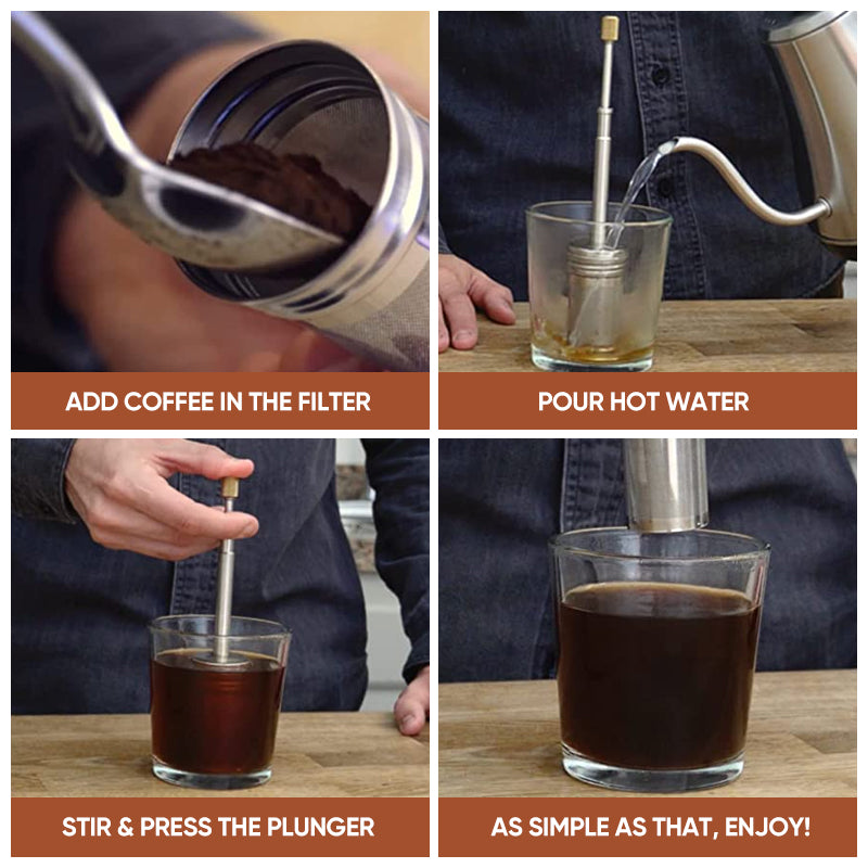 RYNX | Portable Coffee and Tea Press Maker