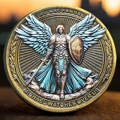 RYNX | The Archangel Michael Watches Over Us Challenge Coin