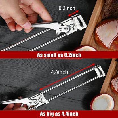 Rynx | 2 pieces adjustable stainless steel can openers