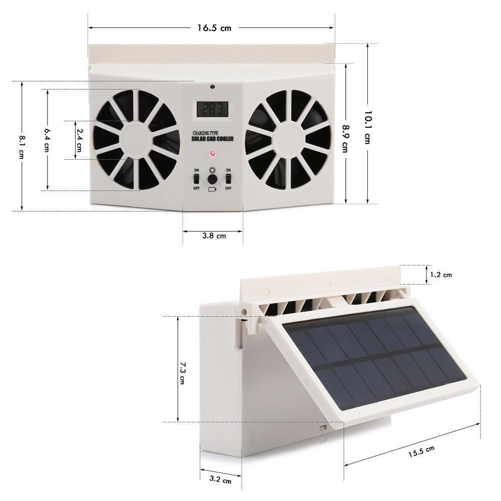 Rynx | Solar-powered Car Cooler Fan