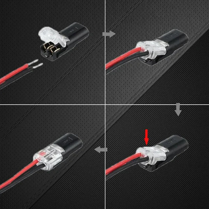 Rynx | Double Wire Push-In Plug With Locking Closure