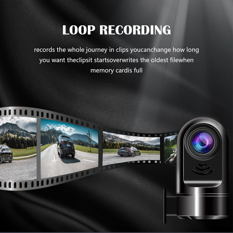 Rynx | 1080P HD 360° Rotating Mini ADAS Dashcam