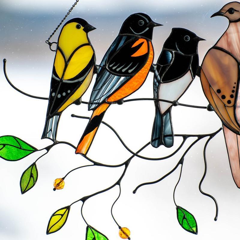 Rynx | VöGel Stained Glass Window Hanger