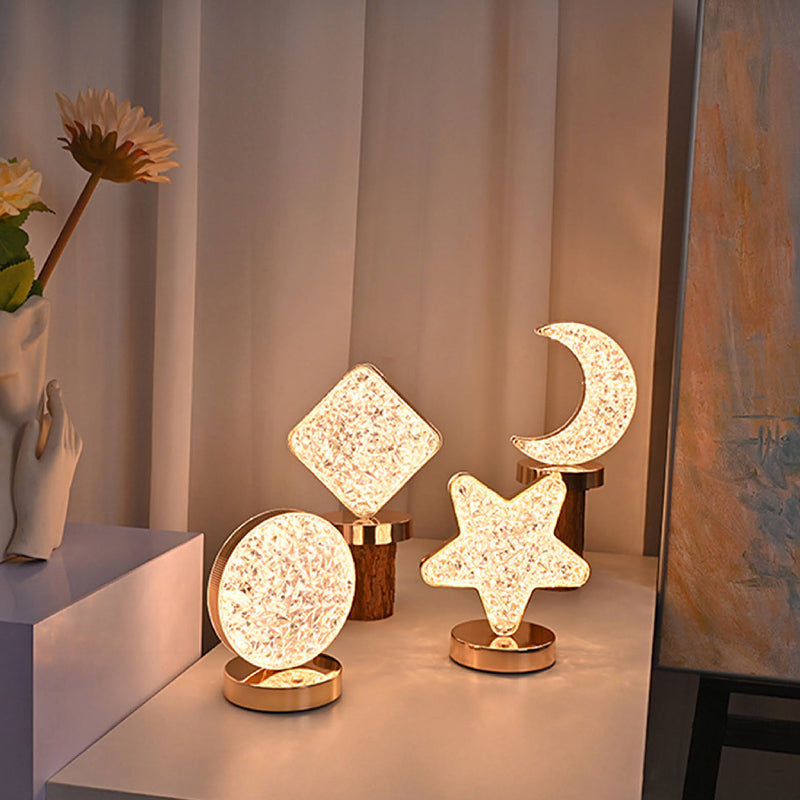 Rynx | Star Moon Metal Table Lamp