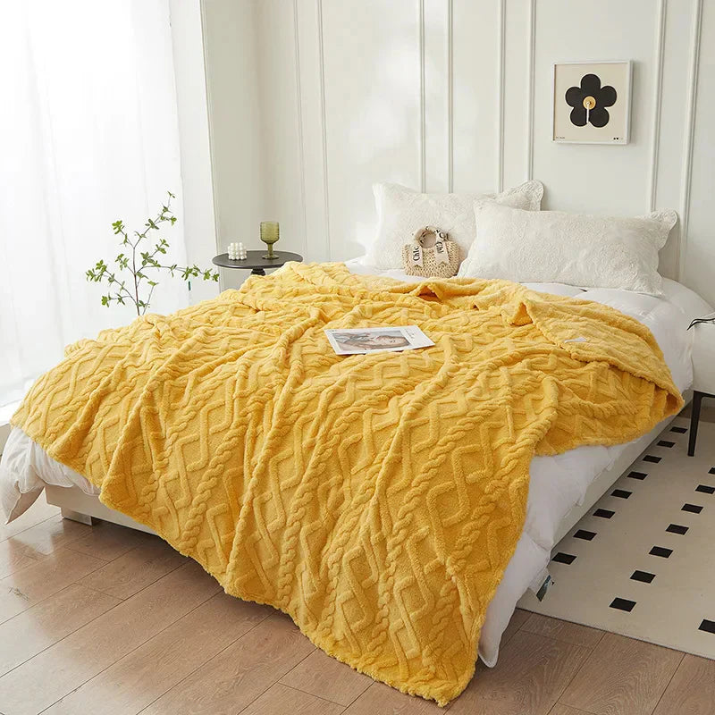 RYNX | Luxury Lambswool Blanket for Bedroom