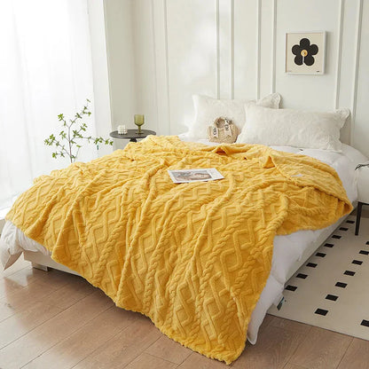 RYNX | Luxury Lambswool Blanket for Bedroom
