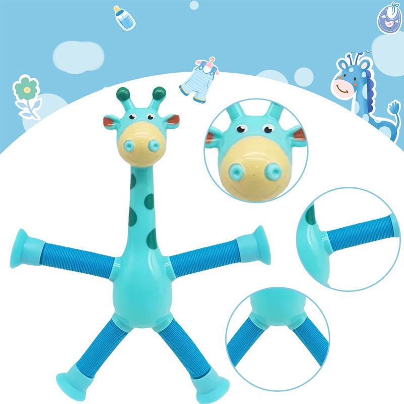 Rynx | Telescopic Giraffe Toy with Suction Cup