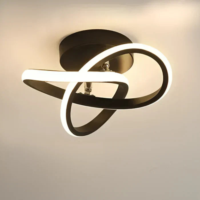 Rynx | Modern LED ceiling lamp with double ring design - Twilight Rings
