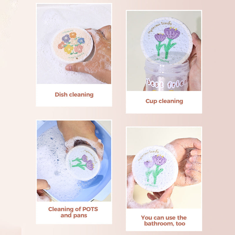 Rynx | Kitchen Flower Print Wood Pulp Cotton Cloth
