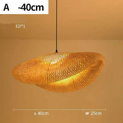 Rynx | Handcrafted Rattan Pendant Light - RayaLicht