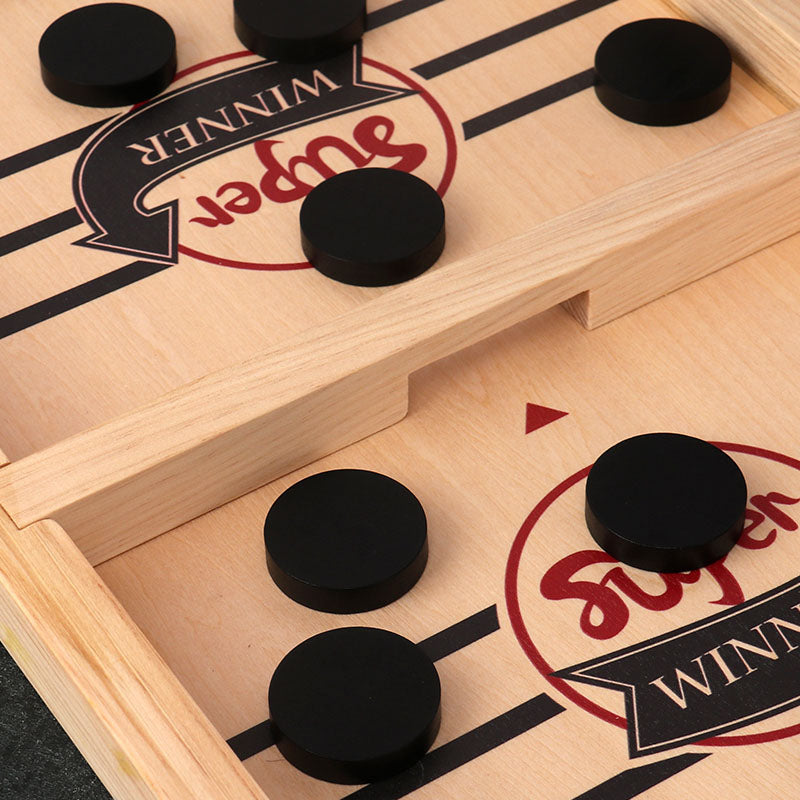 Rynx | Playfun - Double-Sided Sling Puck Board Game - Family Fun For Everyone