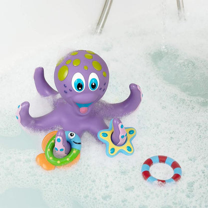 RYNX | Children's Octopus Bath Toy with 5 Rings