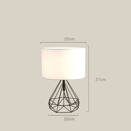 Rynx | Modern geometric wire table lamp