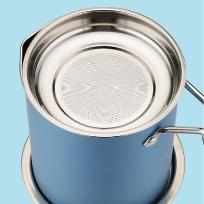 RYNX | Stainless Steel Oil Strainer Storage Can