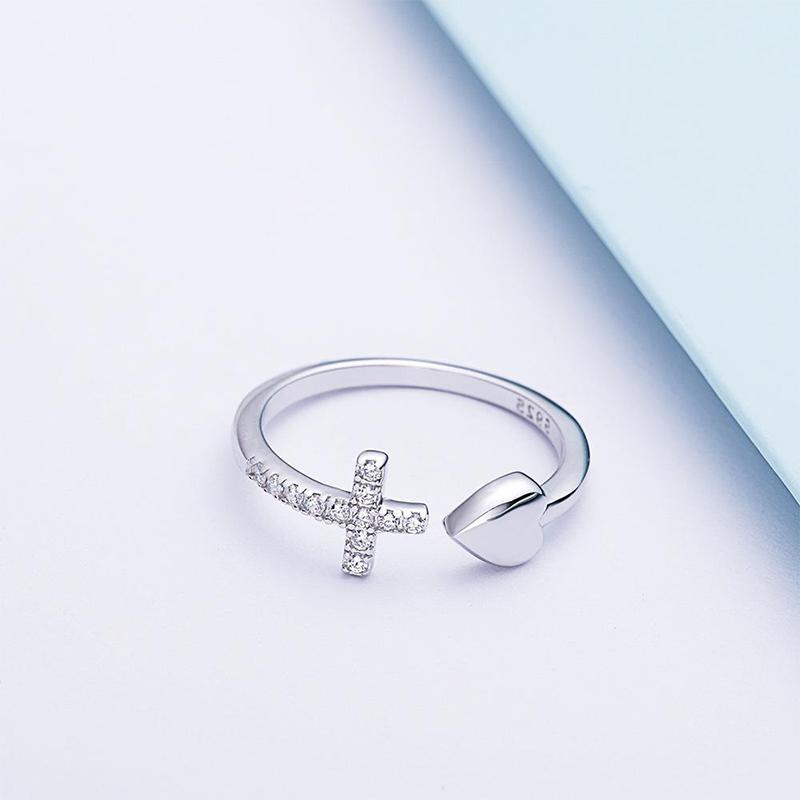 RYNX | Love S925 Sterling Silver Cross Ring