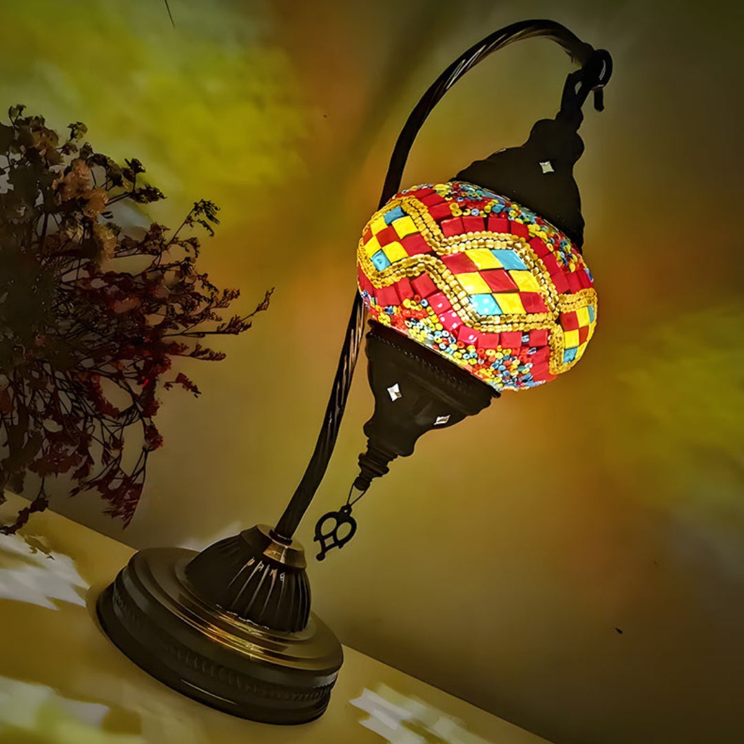 Rynx | VibrantStyle - colorful glass mosaic lamp
