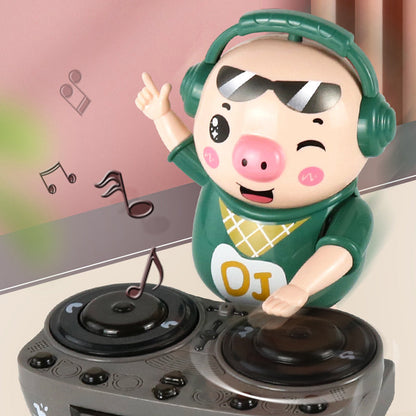 Rynx | DJ swinging pig toy