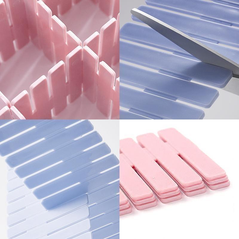 Rynx | Bequee® Multifunctional Drawer Dividers Plastic 4 Color