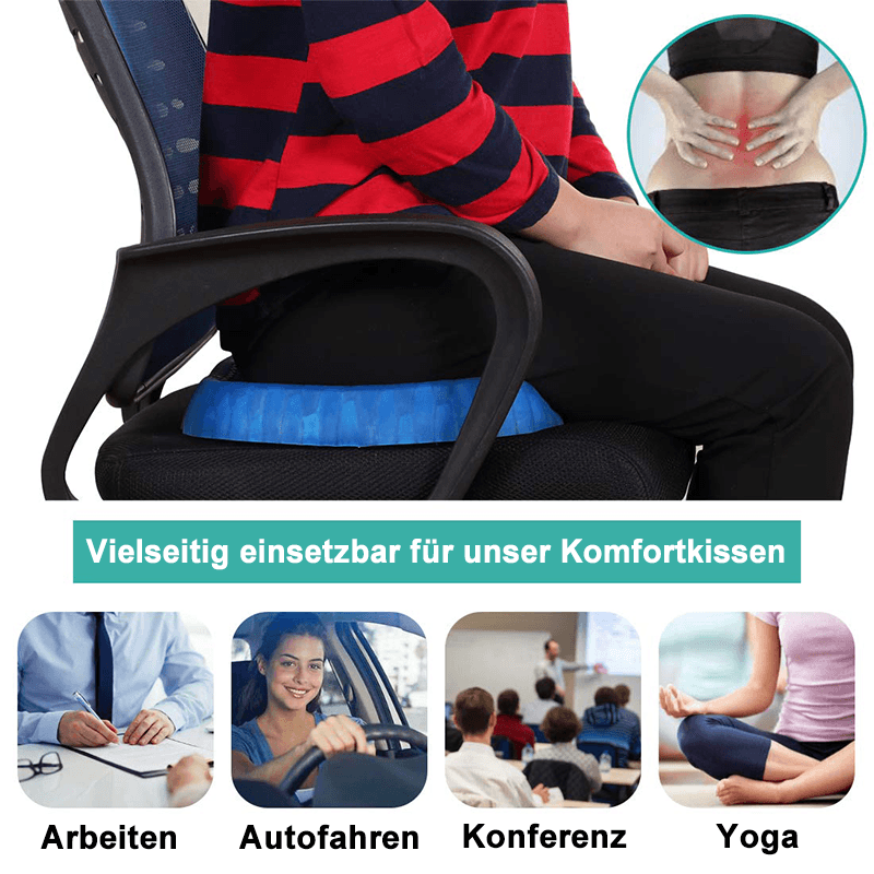 Rynx | Super Soft Silicone Back and Butt Comfort Cushion