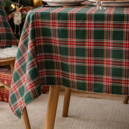 Rynx | Christmas Party Traditional Scottish Check Pattern Tablecloth