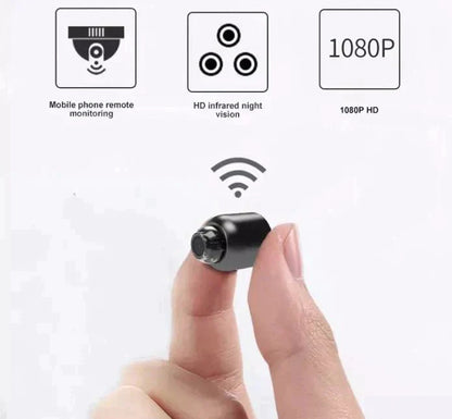 RYNX | Pack X2 Small Wifi Security Camera Night Vision Wireless Hd Child Pet Security Monitoring