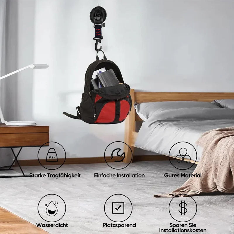 Rynx | Robust Vacuum Suction Cup with Hook