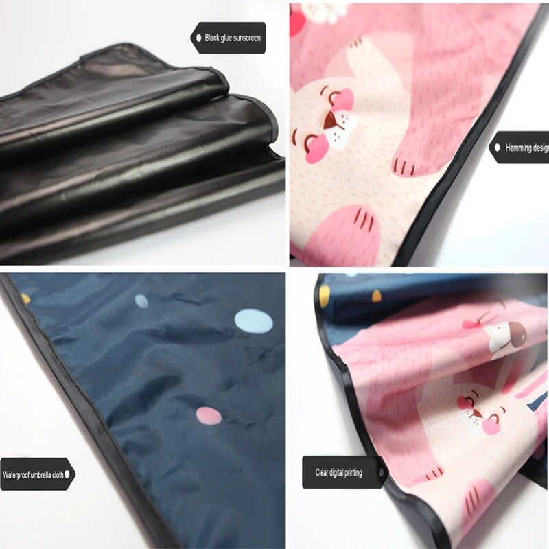 Rynx | Magnetic Curtain In The Car Window Sunshade Cover Cartoon Universal Side Window Sunshade UV Protection For Kid Baby Children