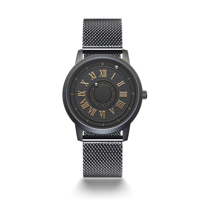 Rynx | Men's magnetic watch quartz original strap 40mm stainless steel strap