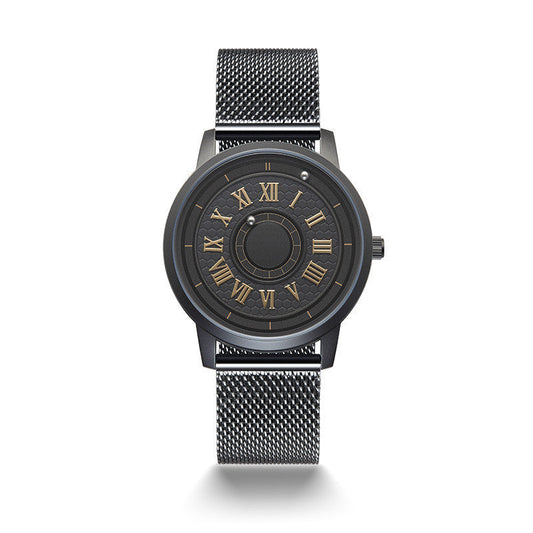 Rynx | Men's magnetic watch quartz original strap 40mm stainless steel strap