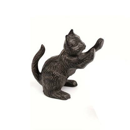 Rynx | IronVintage - Black Cast Iron Bookends for Heavy Books
