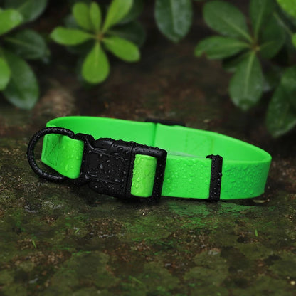 Rynx | Waterproof PVC Dog Collar Anti-Dirt and Easy to Clean for Small, Medium, and Large Dogs