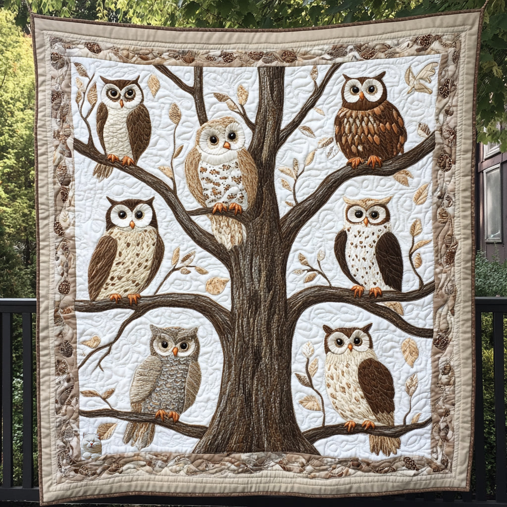Rynx | Curious Owl Patchwork Blanket