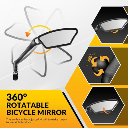 Rynx | Shockproof bicycle mirrors – Impact-resistant like safety glass in cars
