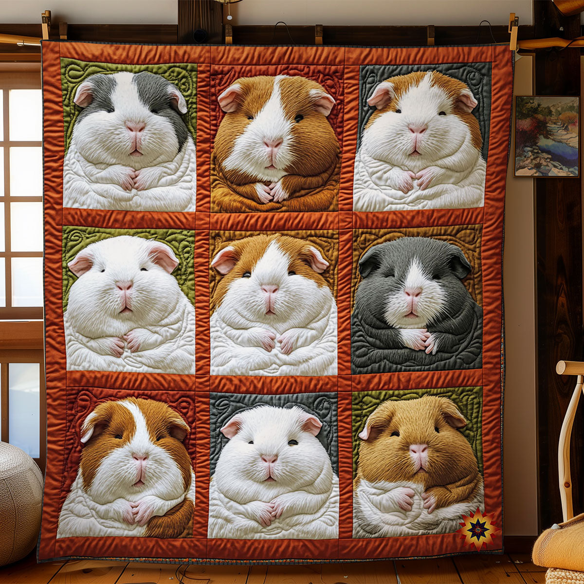 Rynx | Sleeping Guinea Pig Quilt