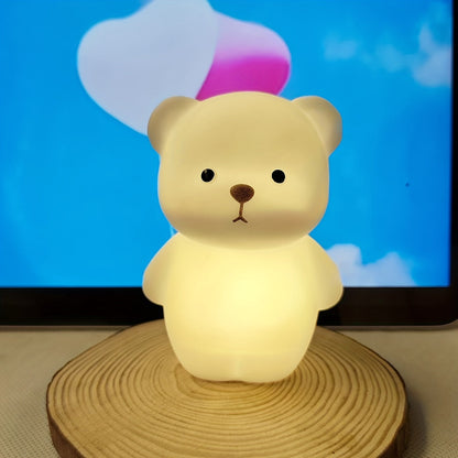 Rynx | RusticBear - Freestanding Bear Night Lamp with LED Spotlight