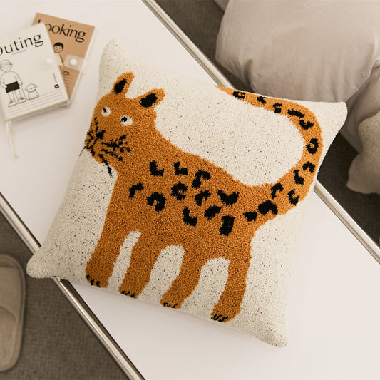 Rynx | Sweet Dot Cat Microfiber Knitted Pillow Cover
