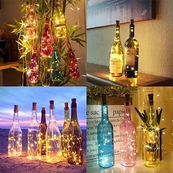 Rynx | LED bottle light cork night light DIY decor