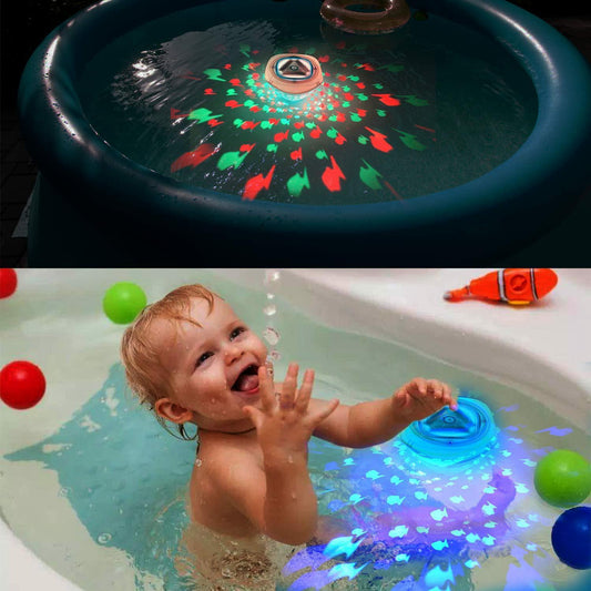 Rynx | LED floating fish projection bath and swim lighting toy