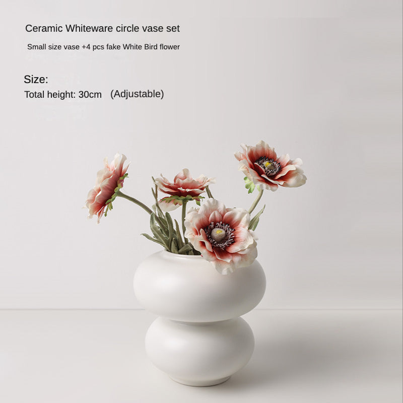Rynx | Pure White Special Shape Vase