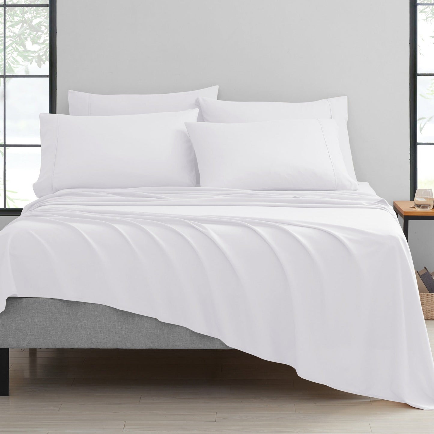 Rynx | Bamboo 2000 Thread Count 6-Piece Luxury Sheet Set - Organic, Cooling, 16 Inch Deep Pocket, Egyptian Luxury with Bonus Pillowcases - Shrink and Fade Resistant