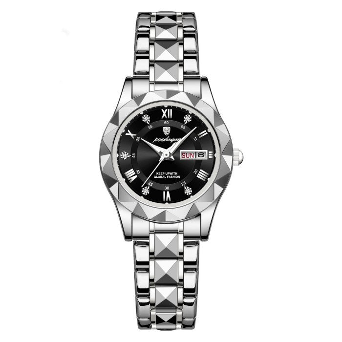 Rynx | Waterproof women's luminous dual calendar watch