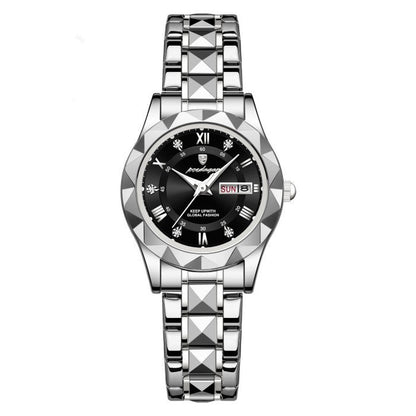 Rynx | Waterproof women's luminous dual calendar watch