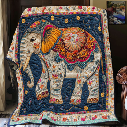 Rynx | Floral Elephant Quilt