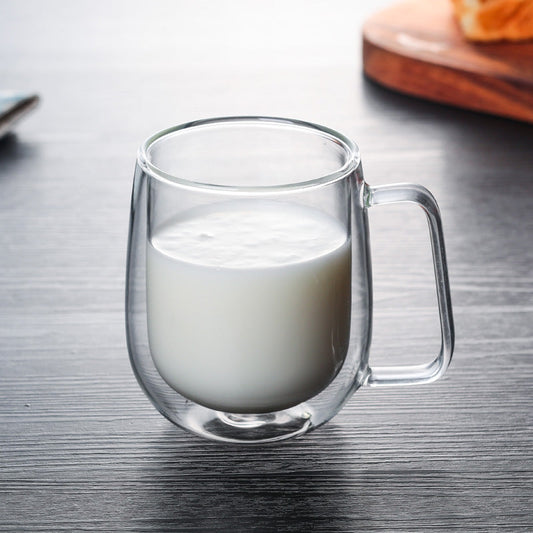 Rynx | Double-walled heat-resistant borosilicate glass mug