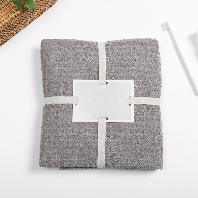 Rynx | Super absorbent breathable antibacterial waffle bath towel