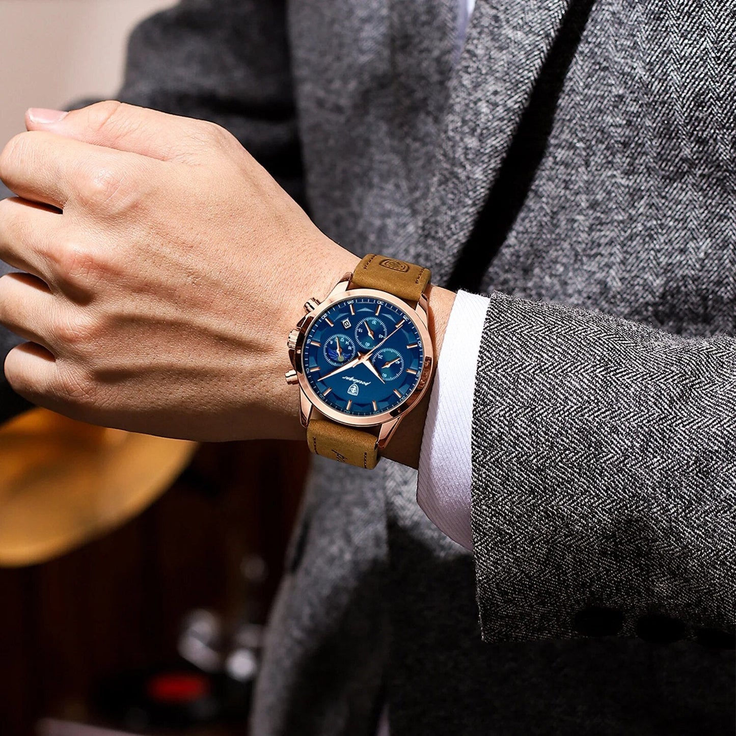 Rynx | Quartz Chronograph Sports Watch: Luxury, Style, Functionality