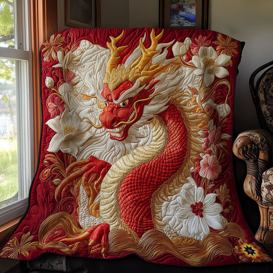 Rynx | Fire Asian Dragon Quilt